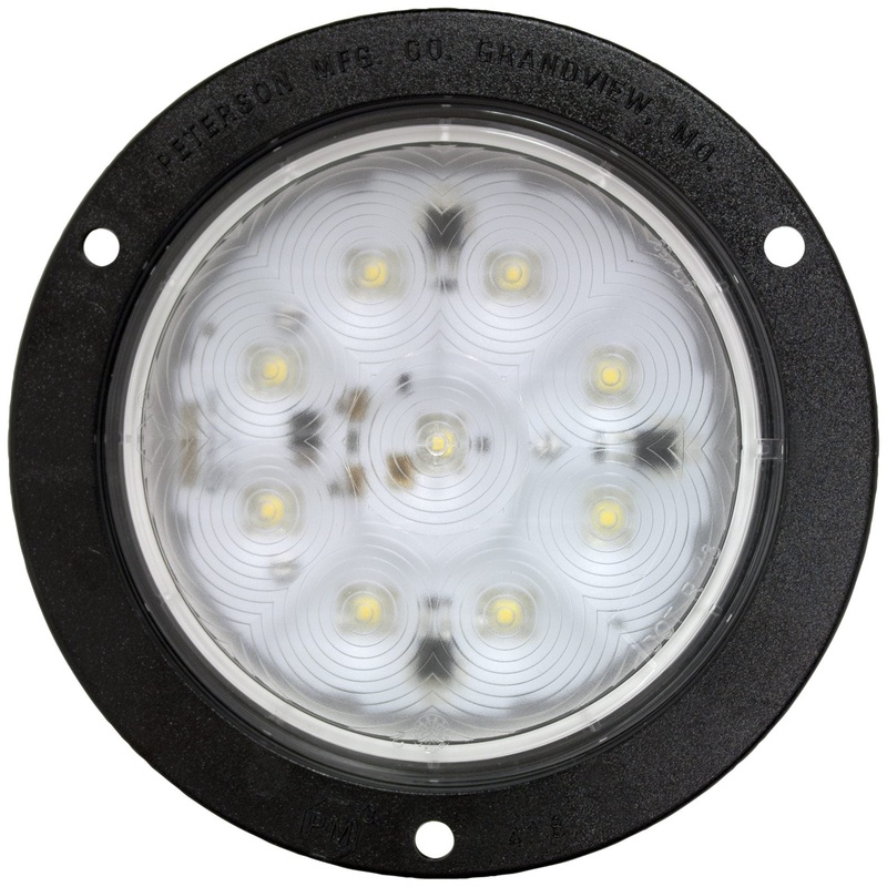 LumenX PM M800WF-9  LED 4″ Round Work Lights, White
