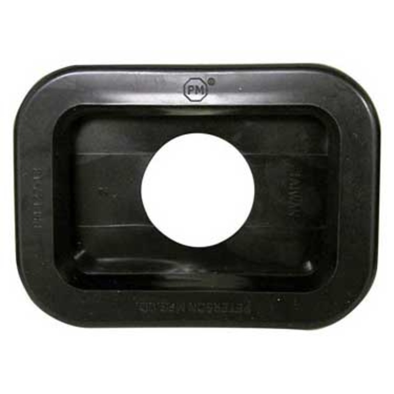 127-18 Grommet, Square, Flush-Mount, 4.125X3, poly bag Single