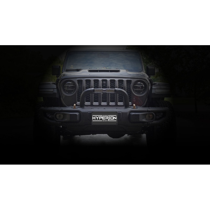 TYRI V12 Black 4300 eLumen Hyperion Light Bar Hoop For Jeep Wrangler JL